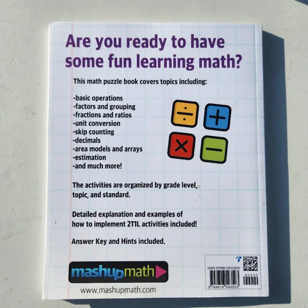 101 Two Truths and One Lie Math Activities Workbook Activity Book for Grades 3